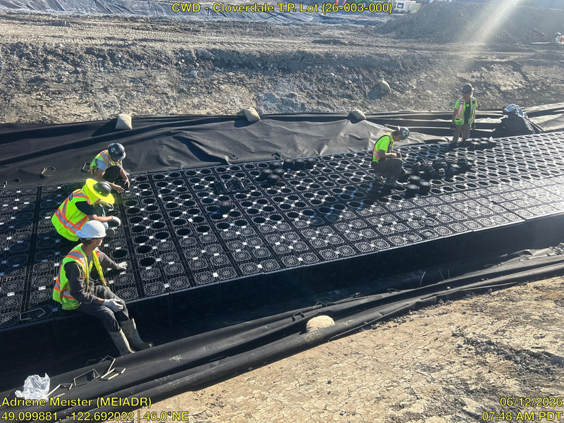 Geo Mods team installing Single Flo-Vault Heavy Duty modules in Cloverdale