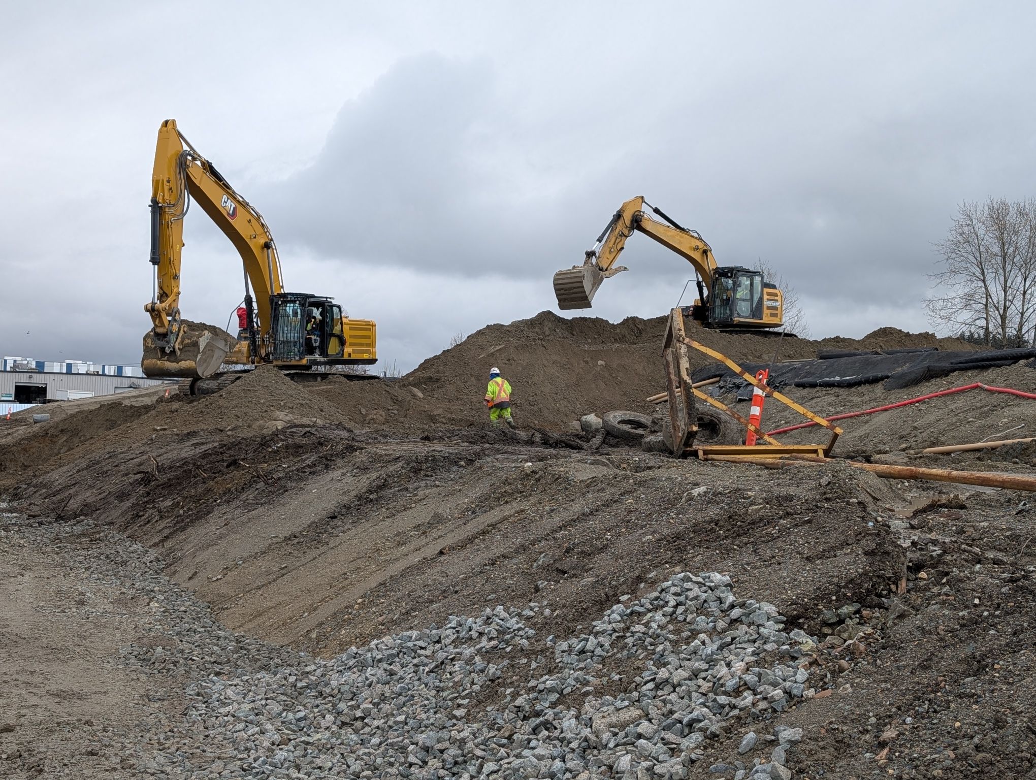 Jumbo Geogrid Installation Process