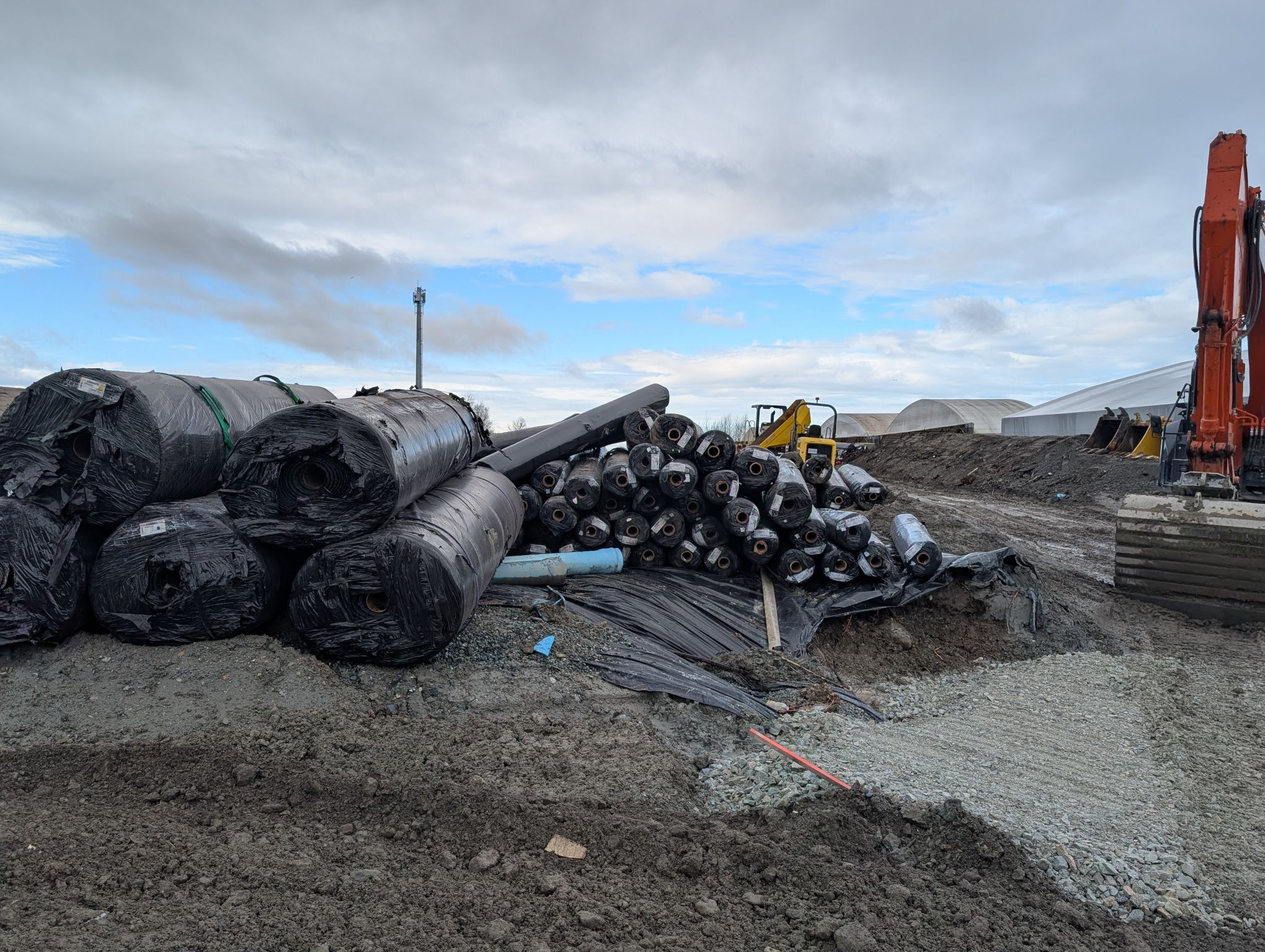 Large-scale Geogrid Application