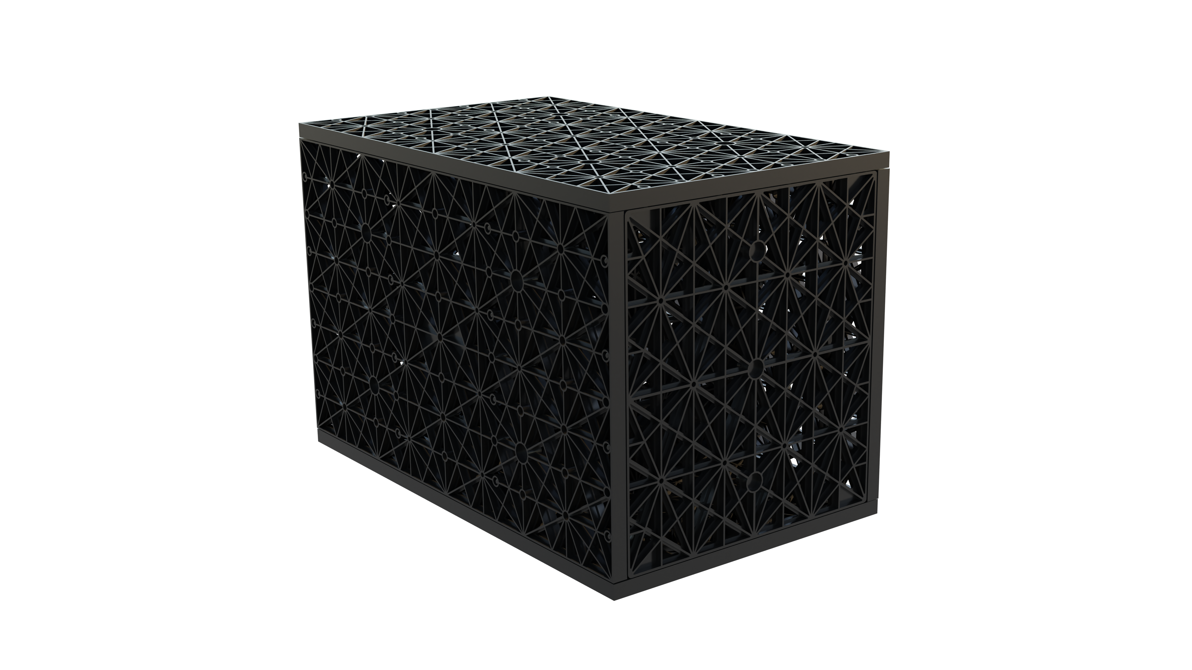 Flo-Tank used as a lightweight void filler for sustainable landscape design.